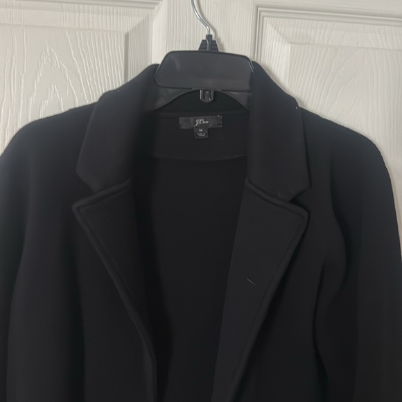 J. Crew Women's Black knit Blazer as medium - Picture 3 of 5